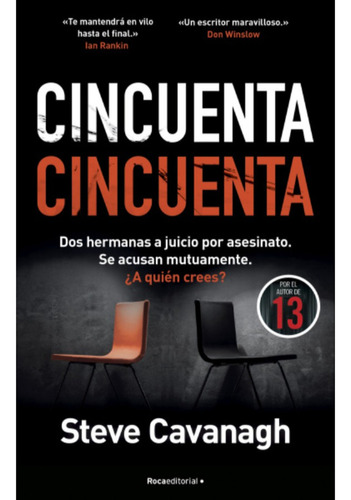 Cincuenta Cincuenta, De Cavanagh, Steve. Editorial Roca Editorial, Tapa Blanda, Edición 1 En Español, 2023