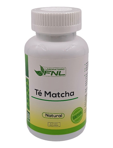 Té Matcha 60 Cápsulas Antioxidante Detox Adelgazante