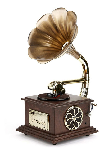 Asommet Gramophone Reproductor Grabacion Retro Tocadisco