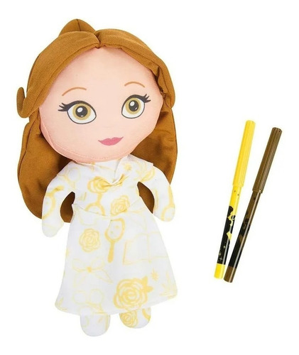 Muñeca Para Pintar La Bella Y La Bestia