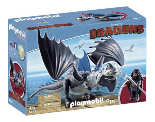 Playmobil 9248 Dreamworks Dragons Drago + Dragón Combate