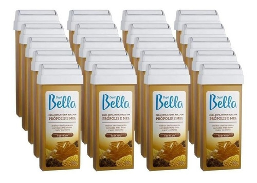 Kit 20 Cera Rolon Depilação Depil Bella Própolis E Mel