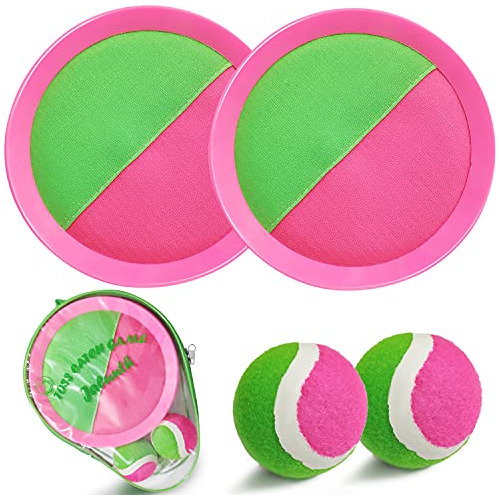 Juego De Captura De Pelota Toss Paddle, Juguetes De Playa, P