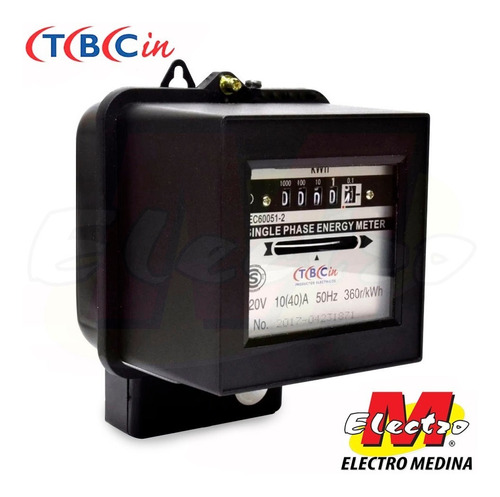 Medidor Monofasico Luz  60 A Dd862 Tbcin Electro Medina