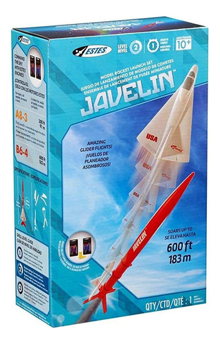 Estes Javelin Flying Modelo De Lanzamiento De Cohetes Kit De