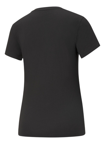Playera Algodón Cuello Redondo Corta Puma Ess Logo Mujer
