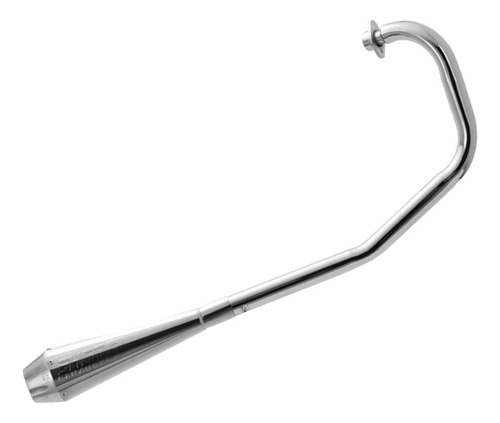 Caño De Escape Moto Ybr 125 Cromado