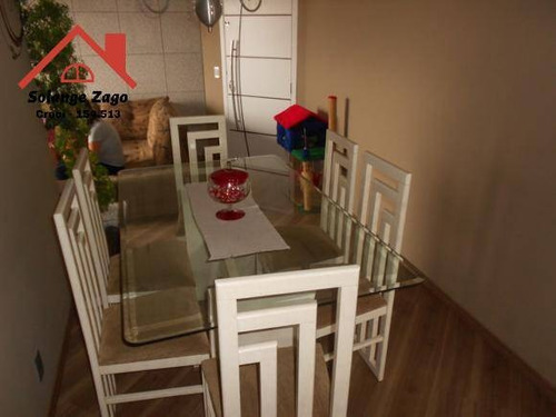 Imagem 1 de 15 de Lindo Apartamento Em Condominio Fechado Com 48m² - 2 Dorms - 2089
