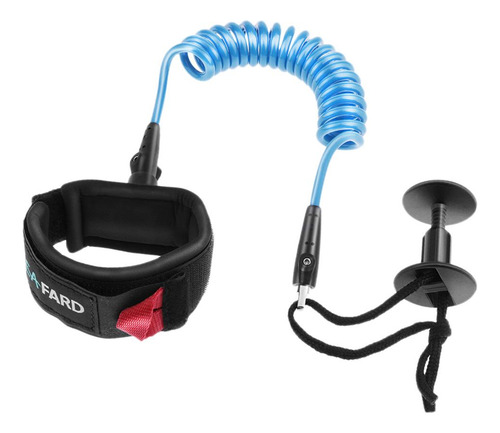 Cable Correa Elástico De Surf Muñeca Bobina 5 Pies Azul