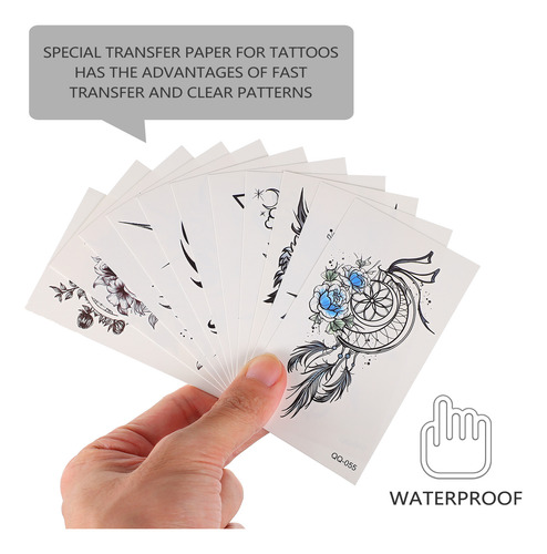 Calcomanías De Tatuaje, Versión Coreana, 40 Hojas
