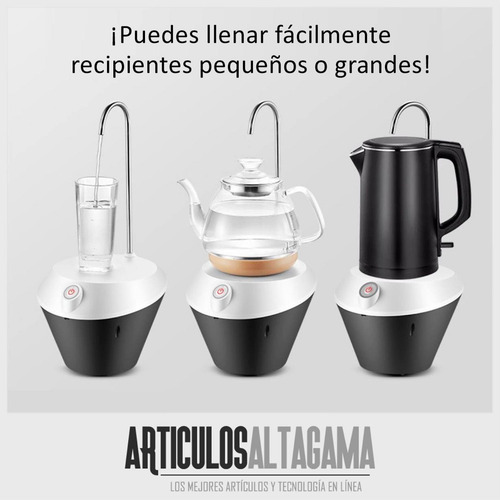 Imagen 4 de 5 de Dispensador De Agua Para Botellón Recargable Grande Con Base