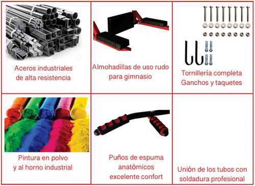 Maxi Fit N-r Barra Multifuncional Para Dominadas Abs