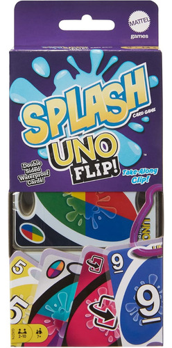 Juego De Cartas Uno Flip! Contra Agua Doble Cara Originales 