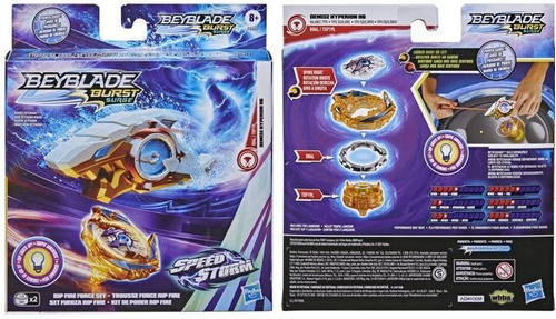 Beyblade Burst Surge - Demise Hyperion H6 - Con Luz ! Hasbro