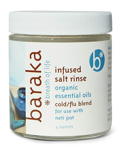 Baraka Neti Infusión De Sal Enjuague Con 5 Aceites Esenciale