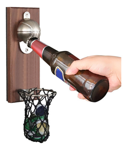 M Wall Mount Bottle Basketball Opener With Embedded Mag 7006
