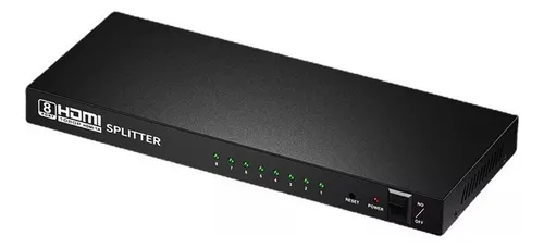 Conmutador Splitter Hdmi, 1 Entrada X 8 Salidas, 4k X 2k 3d