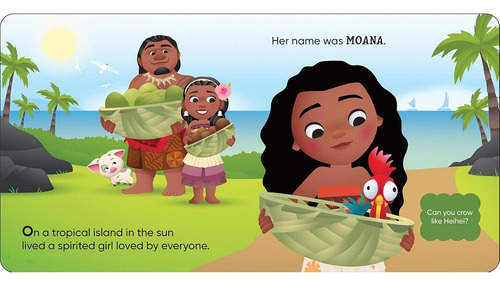 Libro Disney My First Princess Stories - Moana - Pi Kids