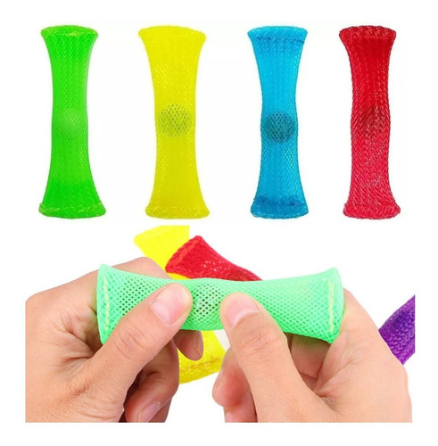 Kit 2 Fidget Toy Tela Marble Mesh Ball Antistress Ansiedade