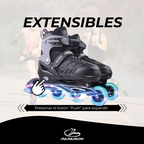 Patines Profesionales Aluminio Extensibles Incluye Bolsa