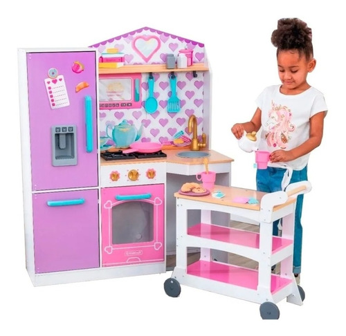 Cocina De Madera Kidkraft Cocinita Para Niñas