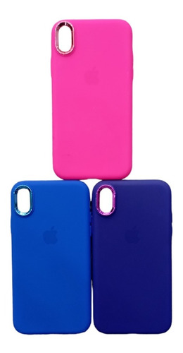 Silicone Case Aro Metalico iPhone XR