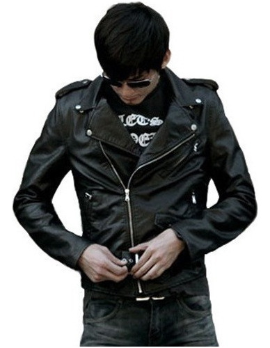 Chaqueta Rocker Slim Negra, Mi Estilo Biker