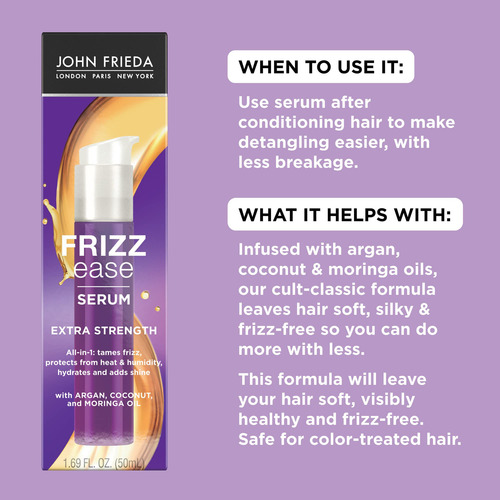 Sérum Capilar John Frieda Frizz Ease Extra Strength 50 Ml X2