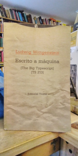 Ludwing Wittgenstein Escrito A Máquina 