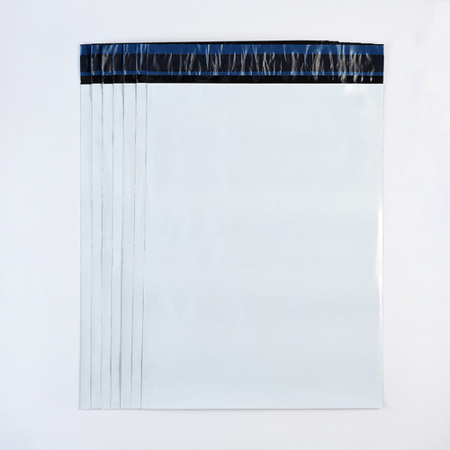 Saco Plastico Envio Branco 19x25 Envelope Com Lacre 200 Un