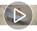 Fundas De Algodón Para Silla De Playa Con Bolsillos, Gris Os