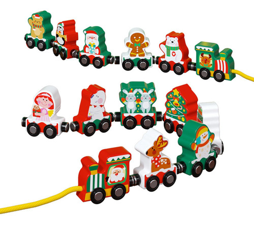 Juego De Decoración De Tren, Juguete De Tren De Navidad De