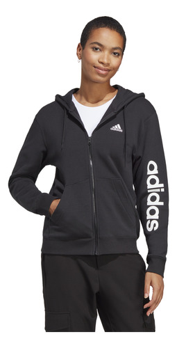 Poleron Mujer adidas Lin Ft Fz Hd