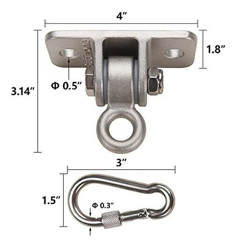 Imagen 6 de 7 de Butizone - Perchas De Acero Inoxidable 304 Para Juegos De Ma