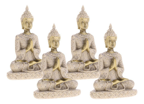 4 Unids De Estatuilla De Buda De Para Estatua De