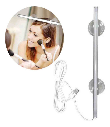 Lámpara Arandela Light con espejo para vestidor, delgada, USB