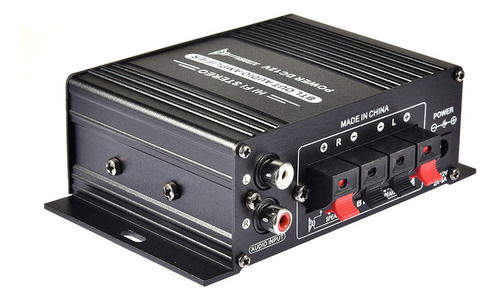 Amplificador Estéreo De 400w Dc12v Con Bluetooth Para Auto