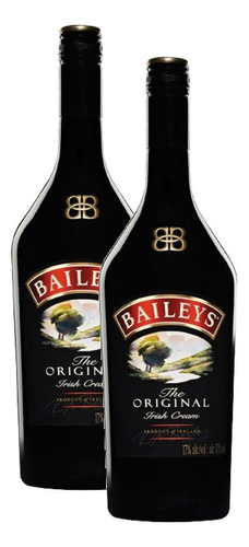 Kit 2 Licor Baileys  Irish Cream 750ml