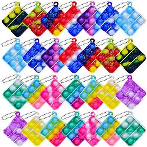 28 Piezas Mini Pop Fidget Toy Pack Simple Bubble Poppin...