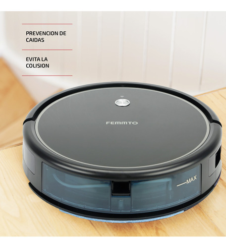 Imagen 9 de 9 de Aspiradora Robot Inteligente Automát Trapeadora Giroscopica