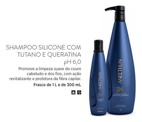 Shampoo Linha A 1 Litro - Aneethun