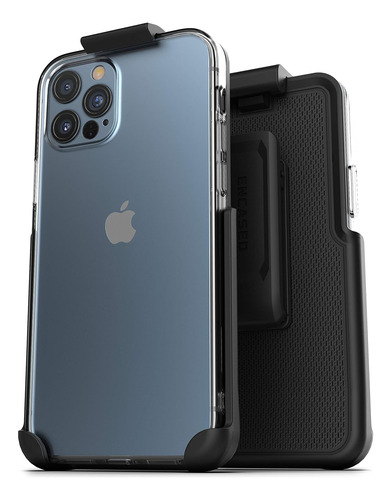 Funda Transparente Y Clip De Cinturon Para iPhone 12