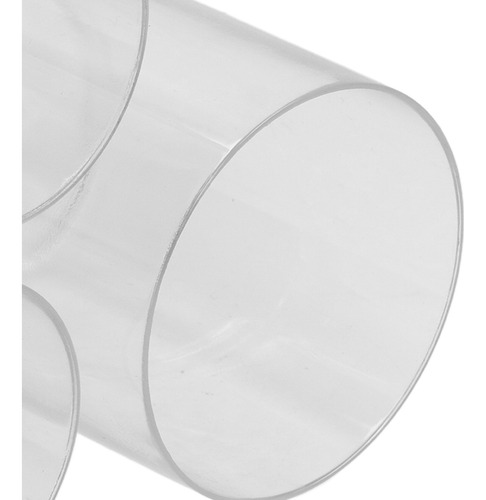 Contenedor De Maquillaje De Plástico Redondo Transparente