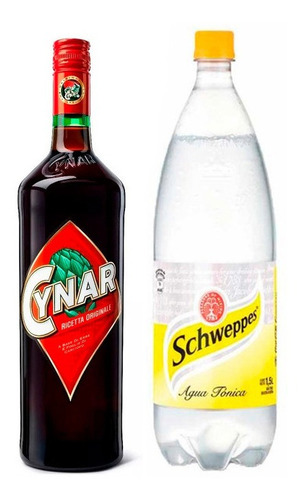 Combo Cynar 750ml + Tónica Schweppes 1.5l