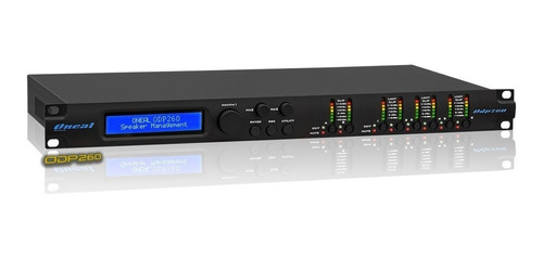 Processador Digital De Audio Oneal Odp260 Preto Profissional