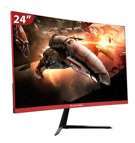 Monitor Curvo Gamer Led 24 Bluecase 144hz 1ms Hdmi Dp