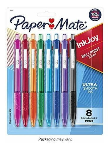 Bolígrafos Retráctiles Paper Mate Inkjoy 300rt, Punto Medio