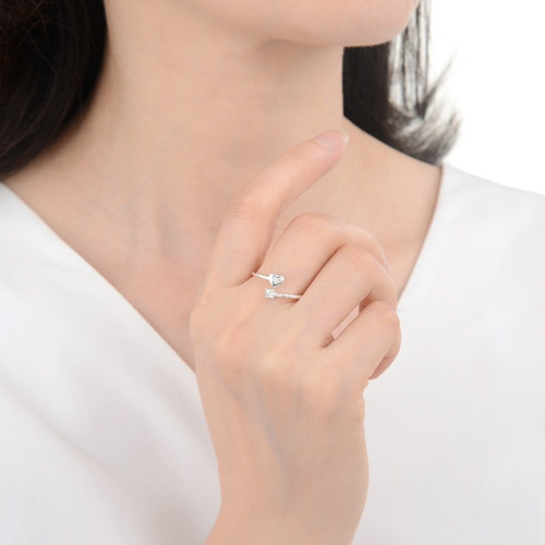 Anillo Ajustable De Plata 925 (lan07)