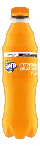 Comprar Gaseosa Fanta naranja sin azúcar - 355 ml
