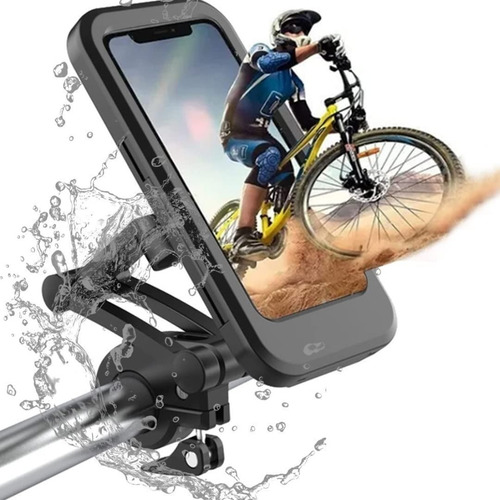 Porta Celular Waterproof Para Motocicleta Resistente Al Agua